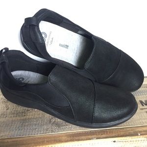 Clarks cloudsteppers black Sillian-Paz Shoes 9